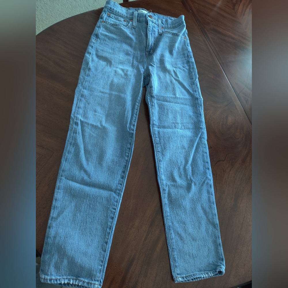 Madewell Women's Straight Leg Jeans - Light Blue